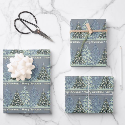 Christmas Wrapping Paper - Winter Woodland Geschenkpapier Set (Vorderseite)