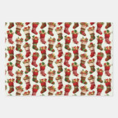 Christmas Wrappings Geschenkpapier Set (Vorderseite 3)