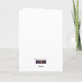 Christmas Wreath Card Karte (Rückseite)