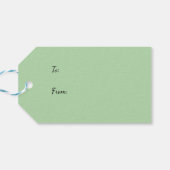 Christmas Wreath  Geschenkanhänger (Rückseite Horizontal)