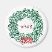 Christmas Wreath Magnet (Vorne)