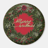 Christmas Wreath Magnet (Vorne)