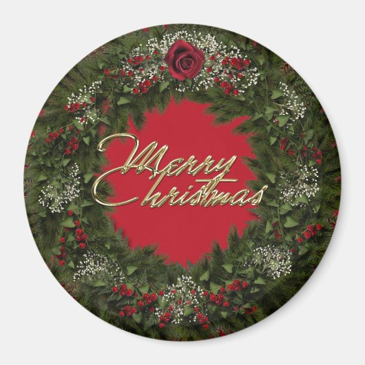 Christmas Wreath Magnet (Vorne)