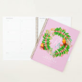 Christmas Wreath Monogram Pink Planer (Anzeige)