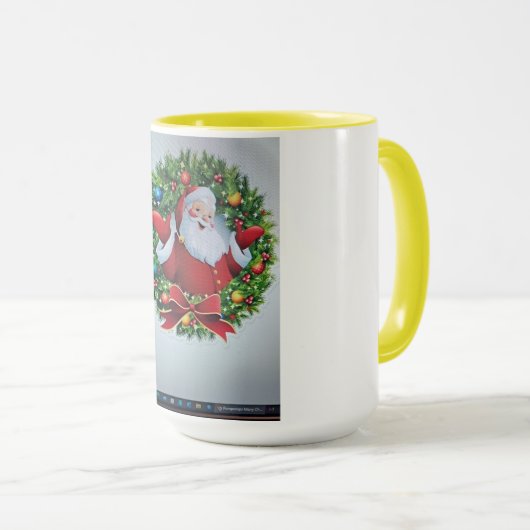 Christmas Wreath Mugs Tasse (VorderseiteRechts)