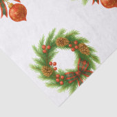 Christmas Wreath  Seidenpapier (Detail)