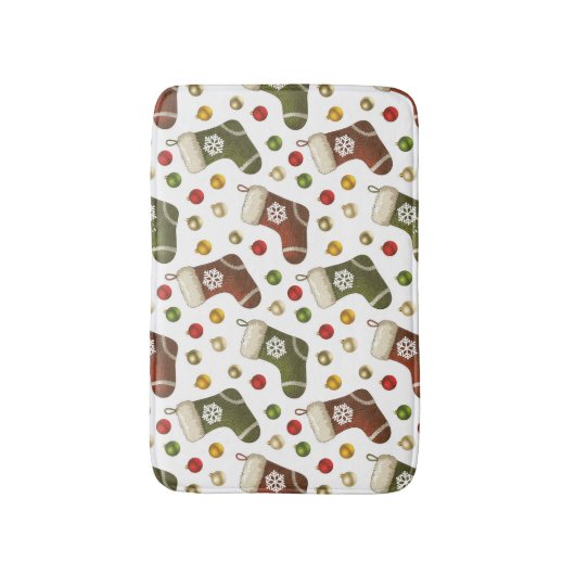 Christmas Wreaths Badematte (Vorderseite Vertikal)