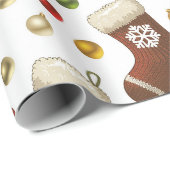 Christmas Wreaths Geschenkpapier (Rolleneckpunkt)