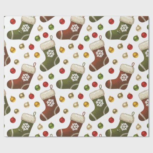 Christmas Wreaths Geschenkpapier (Flach)