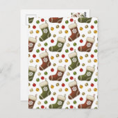 Christmas Wreaths Postkarte (Vorne/Hinten)