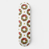 Christmas Wreaths Skateboard (Vorderseite)