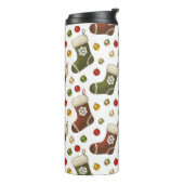 Christmas Wreaths Thermosbecher (Nach links gedreht)