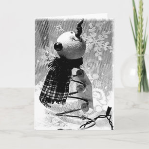 CHRISTMAS WÜNSCHEN, DASS U MIT MIR UNTER MISTLETOE FEIERTAGSKARTE
