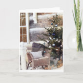 CHRISTMAS WÜNSCHT SICH NACH FAMILIE, FREUNDEN UND KARTE (Vorderseite)