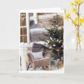 CHRISTMAS WÜNSCHT SICH NACH FAMILIE, FREUNDEN UND KARTE (Gelbe Blume)