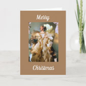 CHRISTMAS WÜNSCHT SICH NACH FAMILIE, FREUNDEN UND KARTE (Vorderseite)