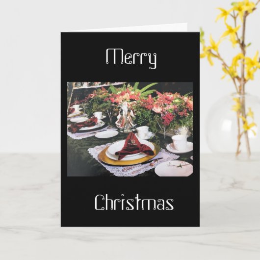 CHRISTMAS WÜNSCHT SICH NACH FAMILIE, FREUNDEN UND KARTE (Gelbe Blume)