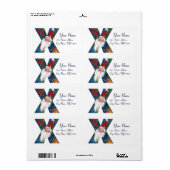 CHRISTMAS X SCHREIBEN / SANTA CLAUS MIT ROtem RIBB (Vorne)