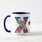 CHRISTMAS X SCHREIBEN / SANTA MIT VIOLIN MONOGRAM TASSE (Links)