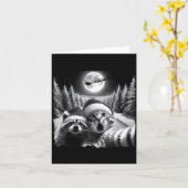 Christmas Xmas Holiday Funny Cat Taking Selfie Rac Karte (Gelbe Blume)