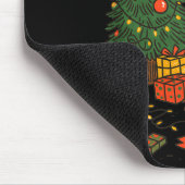 Christmas Xmas Vibes Cat Lover Cat Mom Purrfectly  Mousepad (Ecke)