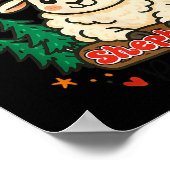 Christmas Xmas Vibes Christian The Lord Is My Shep Poster (Ecke)