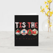 Christmas Xmas Vibes Hockey Lover Hockey Player Wi Karte (Gelbe Blume)