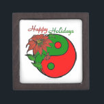 Christmas Yin Yang Poinsettia Kiste<br><div class="desc">Sie sehen die Lee Hiller Design Collection. Bekleidung,  Geschenke & Sammlerstücke Lee Hiller Fotografie oder Digital Art Collection. Sie können ihre Naturfotografie unter http://HikeOurPlanet.com/ ansehen und ihrem Wanderblog im Hot Springs Nationalpark folgen.</div>