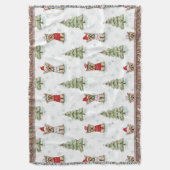 Christmas Yorkies Dog Decke (Vorderseite Vertikal)