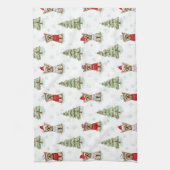 Christmas Yorkies Dog Geschirrtuch (Vertikal)