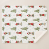 Christmas Yorkies Dog Sherpadecke (Vorderseite (Horizontal))