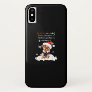 Christmas Yorkshire Terrier Funny Yorkie Puppy Case-Mate iPhone Hülle