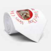 Christmas Yorkshire Terrier Krawatte (Gerollt)
