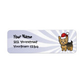 Christmas Yorkshire Terrier (kurze Haare mit Bogen (Vorne)
