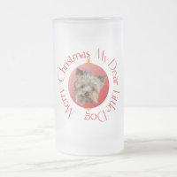Christmas Yorkshire Terrier