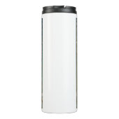 Christmas Yule Tree With Snow And Star-Shaped  Thermosbecher (Rückseite)