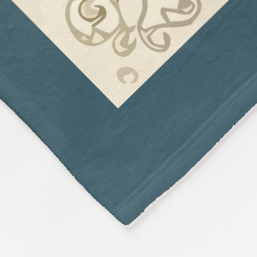 Christmas Yule Tree With Snow Laden Branches Fleecedecke (Ecke)