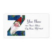 CHRISTMAS Z SCHREIBEN / SANTA CLAUS MIT ROtem RIBB (Vorne)