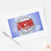 CHRISTMAS Zahnliche Operation Rechteckiger Aufkleber (Umschlag)