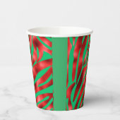 Christmas Zebra Festive Pappbecher (Links)