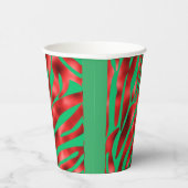 Christmas Zebra Festive Pappbecher (Rechts)