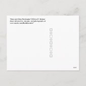 Christmas Zigzag Feiertagspostkarte (Rückseite)