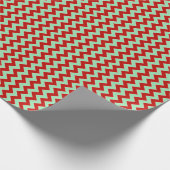Christmas Zigzag Geschenkpapier (Ecke)
