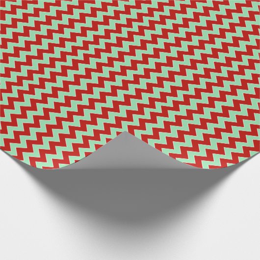 Christmas Zigzag Geschenkpapier (Ecke)