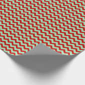 Christmas Zigzag Geschenkpapier (Ecke)