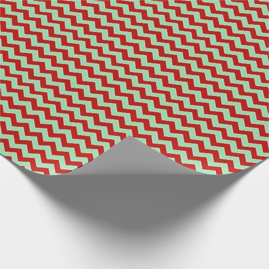 Christmas Zigzag Geschenkpapier (Ecke)