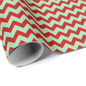Christmas Zigzag Geschenkpapier (Rolleneckpunkt)