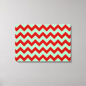 Christmas Zigzag Leinwanddruck (Vorderseite)