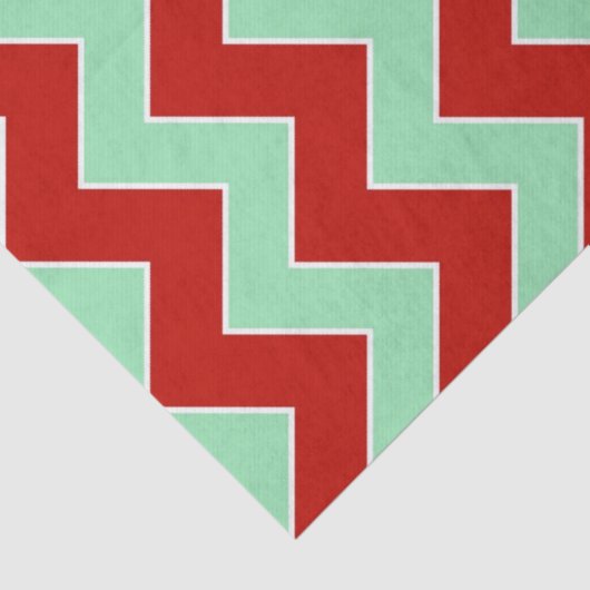 Christmas Zigzag Tissue Paper Seidenpapier (Detail)