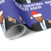CHRISTMAS ZU GROSSEN TRUMP-CHRISTMAS GESCHENKPAPIER (Rolleneckpunkt)